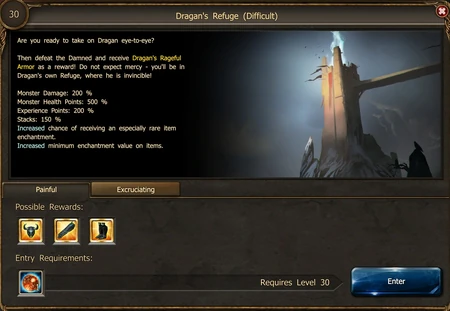 Dragan's Refuge Painful