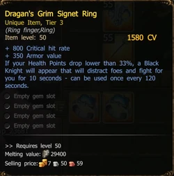 Dragan's Grim Signet Ring-0
