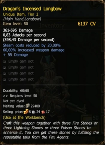 Dragan's Incensed Longbow