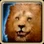 Lion caparaçonné