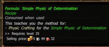 Formula - Simple Physic of Determination (Improved)