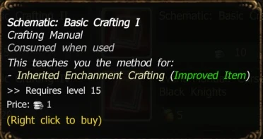 Schematic - Basic Crafting I | Drakensang Online Wiki | Fandom
