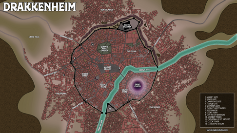 Dungeons Of Drakkenheim Map The City | Drakkenheim Wiki | Fandom