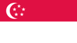 Singapur-Bandera