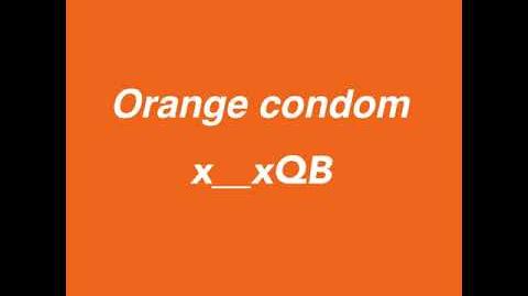 Orange Condom