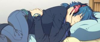 Aoba sleeping