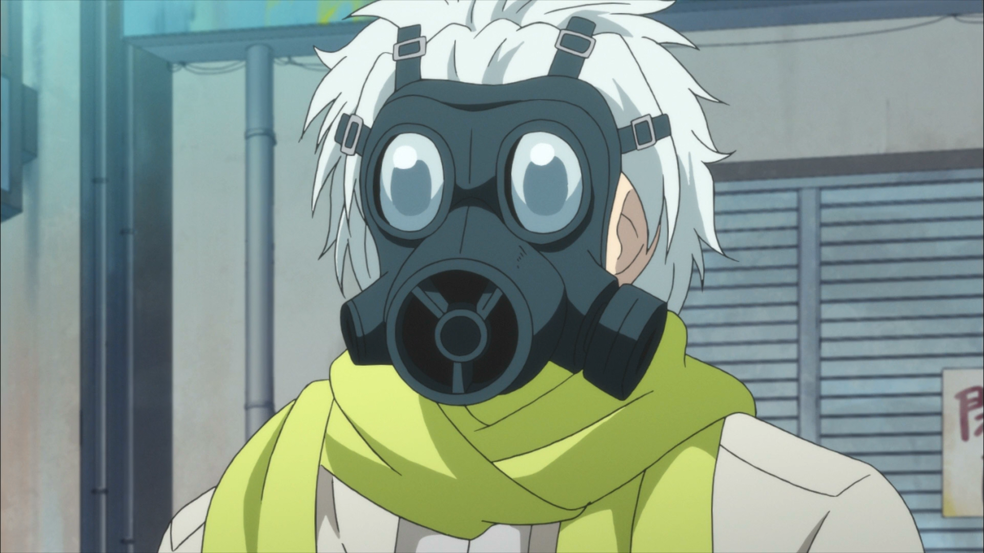 anime characters with gas masks