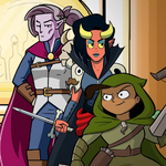 Rah'oxah, Ryjinah, and Legzi from the Drawga series.
