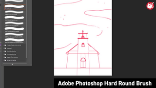 Photoshop hard circular