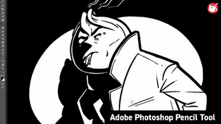 Adobe Photoshop Pencil tool.