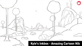 Kyles inkbox amazing cartoon nib