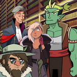Jancy True, Rosé, Grendan, and York from the Drawtectives series.