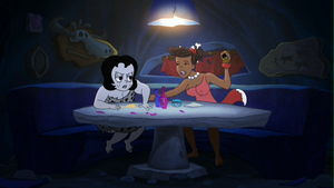 Foxxy and Toot in Bedrock.