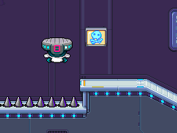 Spikes within a level.
