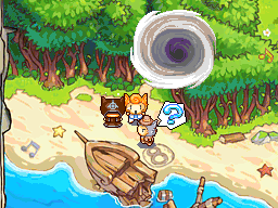 Villagers emerging from a portal in Watersong