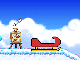 A player's Sled design within a level.