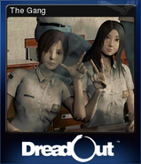 Ira and Linda depicted in Steam Trading Card.