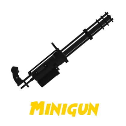 Minigun Dread Wiki Fandom - roblox minigun model