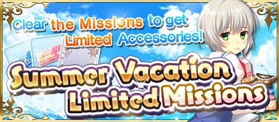 Summer Vacation Limited Missions Banner