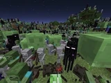 Minecraft, but Mobs Rises Every Minute (thousands of mobs)