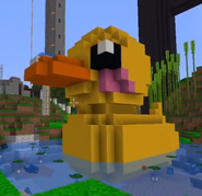 New Duck Statue