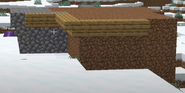 Dream adding wood stair decorations to his lair