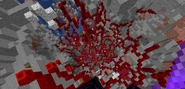 Blood Vines growing on L'Manberg's crater/flag