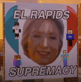 El Rapids sign
