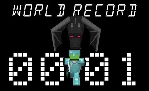 MINECRAFT WORLD RECORD SPEEDRUN IN UNDER 14 MINUTES [13:53] 