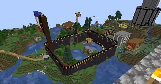 Map:Dream SMP Wilbur's L'Manberg September 8 2020 | Dream Team Wiki | Fandom