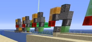 The remains of the complicated flying machines Tubbo attempted to create.