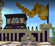 Toll gate and L'Sandberg flag