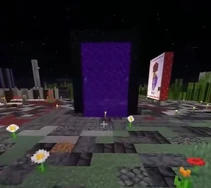 Old nether portal hub