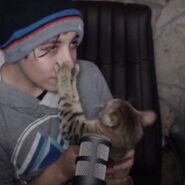 Quackity and his cat, Tiger