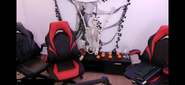 Quackity’s Halloween-themed setup in September 2024