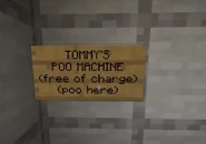 TOMMY'S POO MACHINE.jpg (67 KB) TOMMY'S POO MACHINE: leads to the sewers