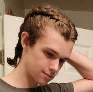 Eret with braided hair