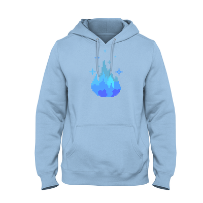 WBLXYMDP SAPNAP Blue Flame Name Pullover Hoodie (Ping,Large)