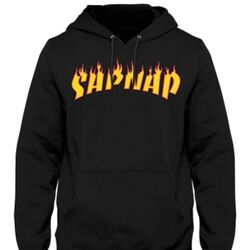 ☆ Sapnap Outfits ☆ on X: SAPNAP FLAME NAME SNAPBACK CAP $ 20.00