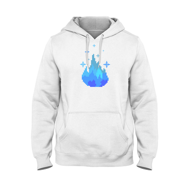 WBLXYMDP SAPNAP Blue Flame Name Pullover Hoodie (Ping,Large)