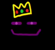 An enderman smile with Ranboo's signature crown. It appeared during one of Ranboo's Enderwalk streams.