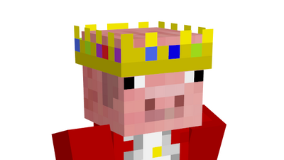 Ranboo with Technoblades crown Minecraft Skin