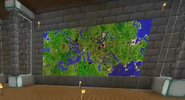 Location of the map in the museum