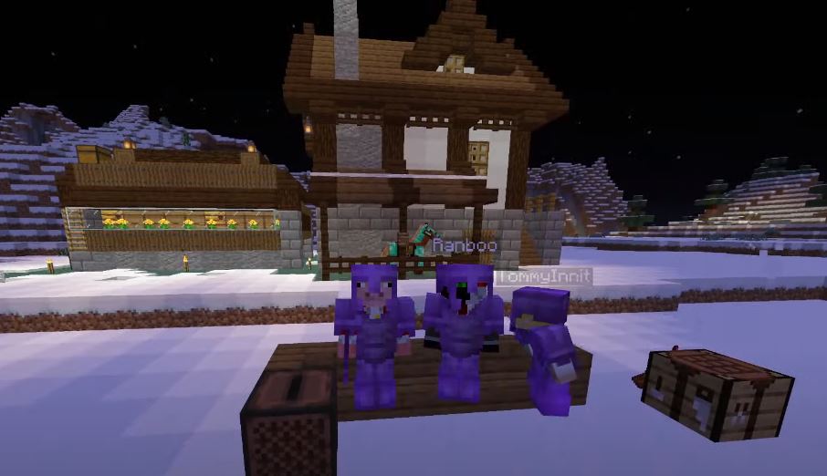 I made Technoblade's house on my SMP with a few tweaks! : r/dreamsmp