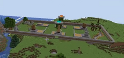 In this picture you can see the Arena where Sapnap and Fundy fought in.