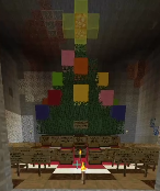 Puffy's underground Christmas tree