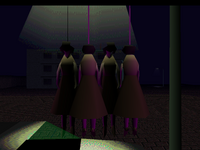 Hanged Women from a streetlight