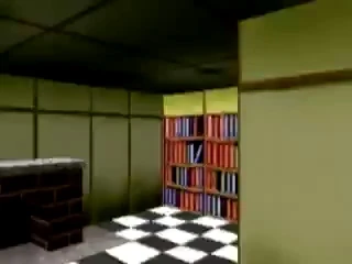 The player visits library room of the Bright Moon Cottage, floor 4