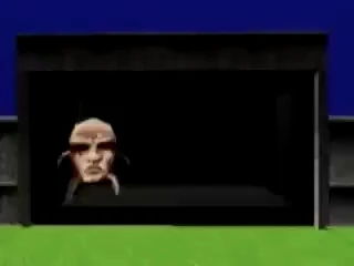 The Doubleface is seen exiting the Bright Moon Cottage through the tunnel