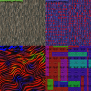 Abyss Demon Textures (Top Left - Normal, Top Right - Kanji, Bottom Left - Downer, Bottom Right - Sexual)